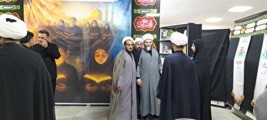 بازدید رئیس سازمان تبلیغات اسلامی از «موکب کتاب حسینی» در مرز مهران