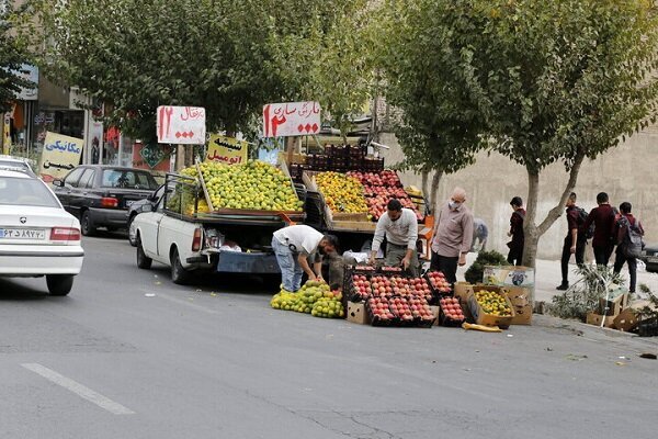 برخورد با سدمعبر وانتی‌ها در تهران
