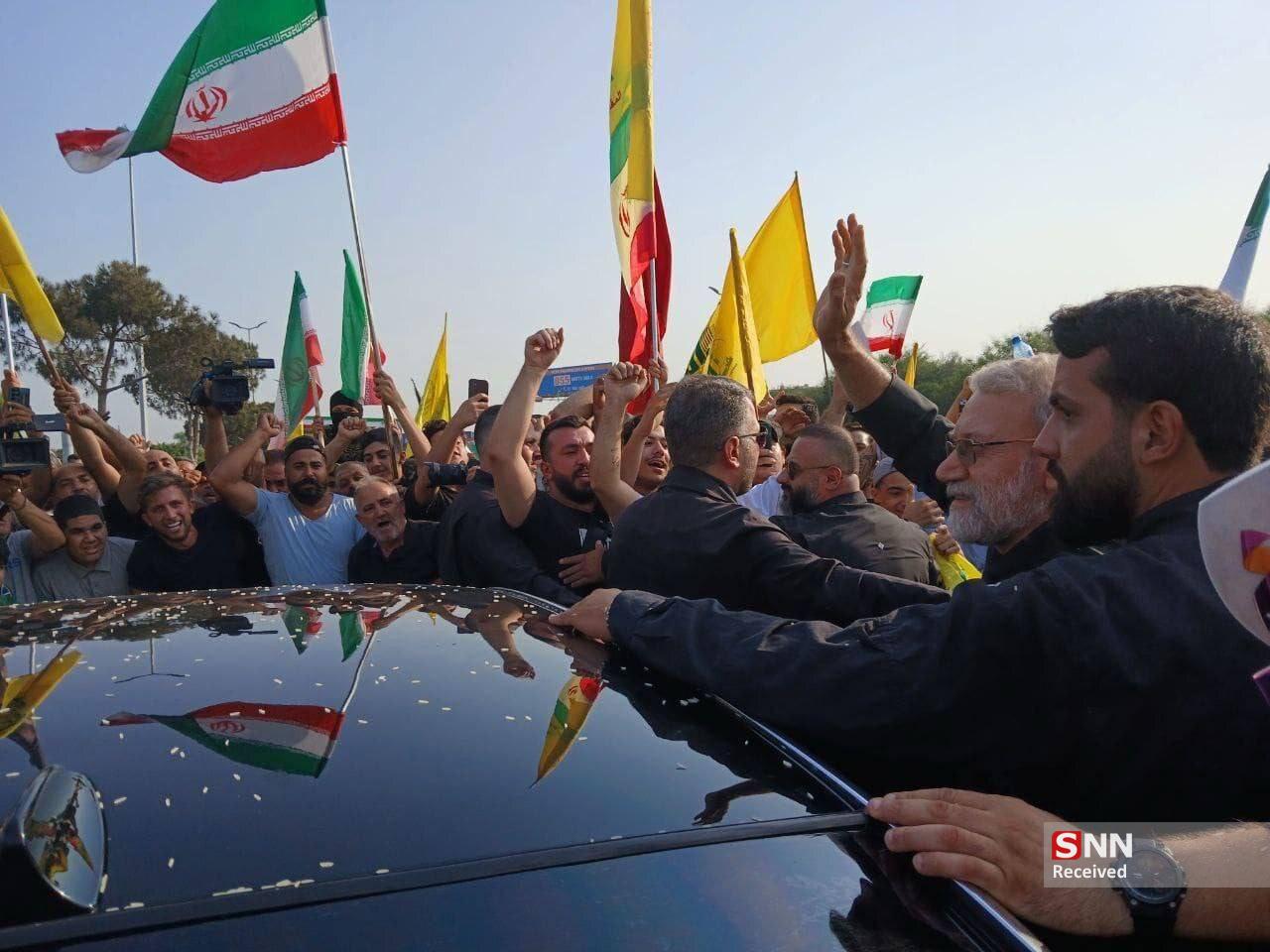 عکس/ ازحام مردمی در استقبال از لاریجانی عکس/ ازحام مردمی در استقبال از لاریجانی