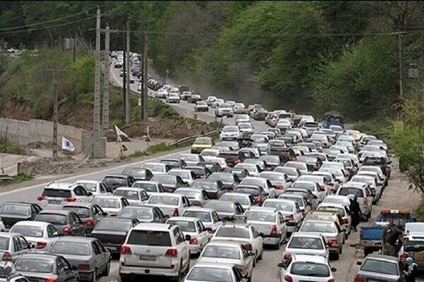 ترافیک سنگین در محور‌های چالوس و آزادراه تهران-شمال