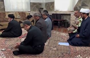 قرائت زیارت اربعین با حضور شهید رئیسی در سال ۱۴۰۲ در شهر بیرجند