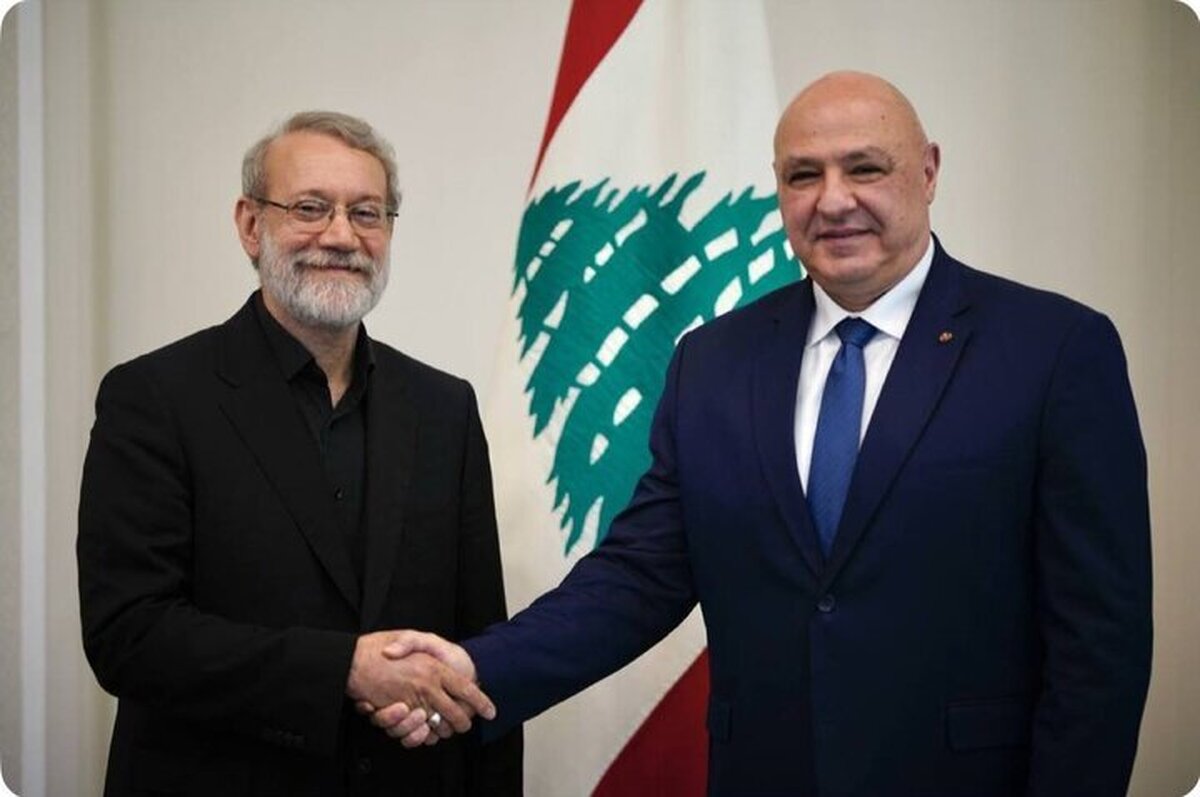 لاریجانی با رئیس‌جمهور لبنان دیدار کرد