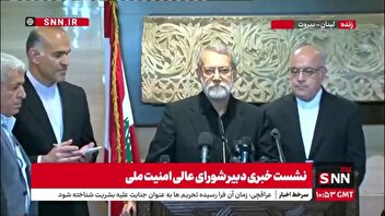 لاریجانی: هر تصمیمی که دولت لبنان با همفکری مقاومت بگیرد مورد احترام ماست