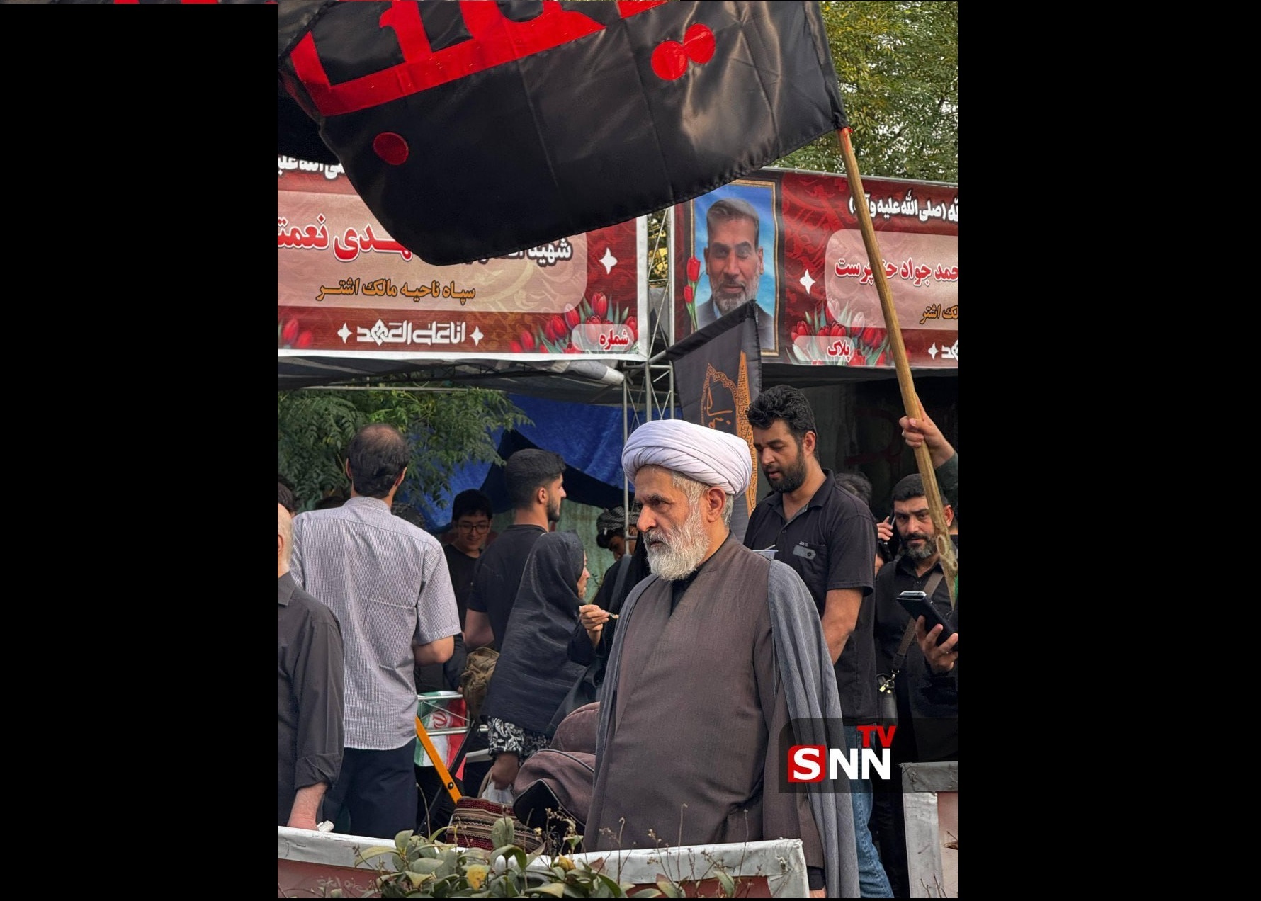 حضور حجت الاسلام حسین طائب مشاور فرمانده کل سپاه در پیاده روی جاماندگان اربعین