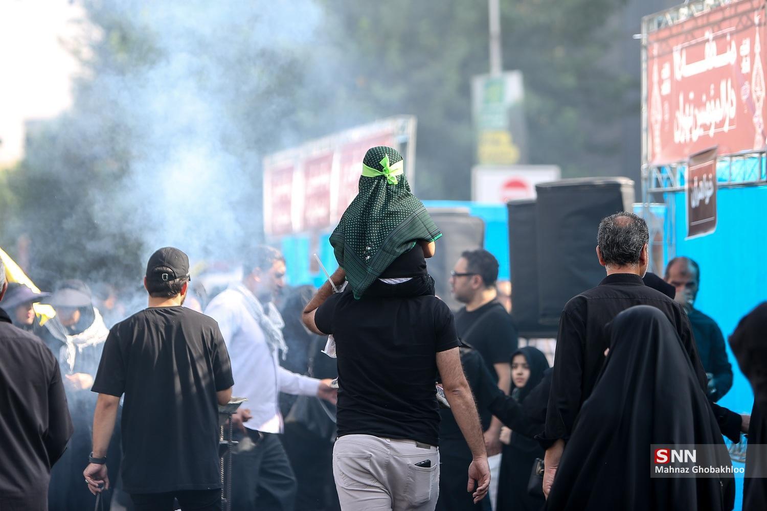 مراسم پیادهروی دلدادگان حسینی در قزوین آغاز شد