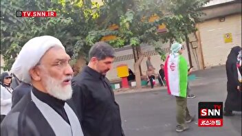 حضور حجت الاسلام پور محمدی دبیرکل جامعه روحانیت مبارز در پیاده روی جاماندگان اربعین