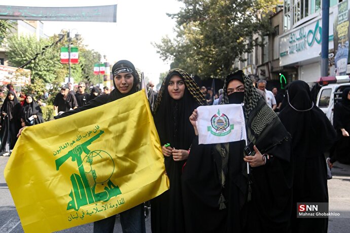 راهپیمایی جاماندگان اربعین در تهران (۱)
