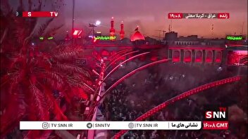 حرم حضرت سیدالشهدا(ع) در اوج حضور عاشقان