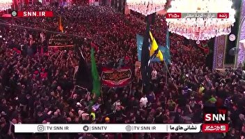 حرم حضرت سیدالشهدا (ع) غرق در خروش جمعیت دلدادگان