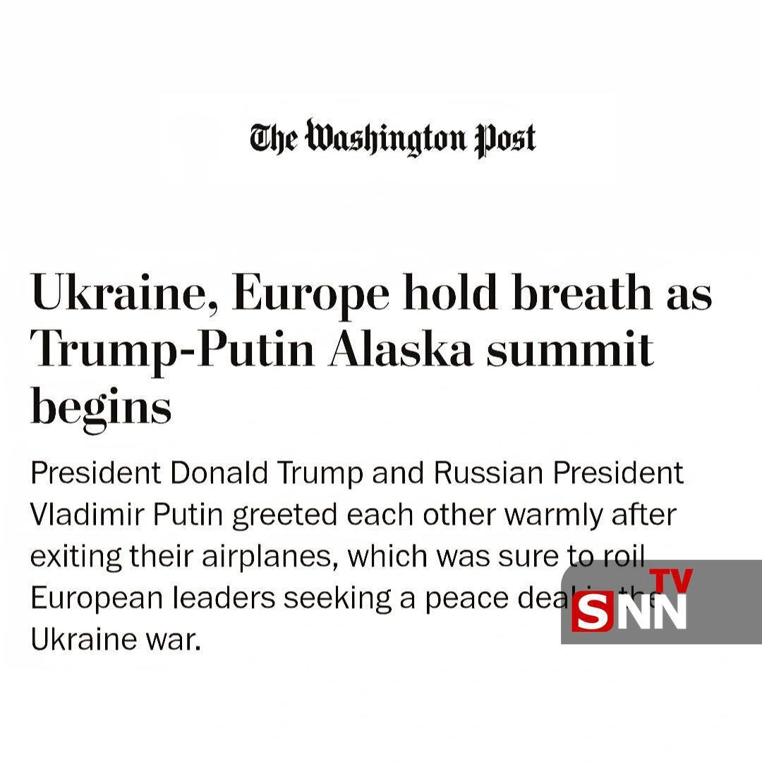 واشنگتن پست: با شروع دیدار ترامپ و پوتین، نفس اوکراین و اروپا در سینه حبس شده است + عکس