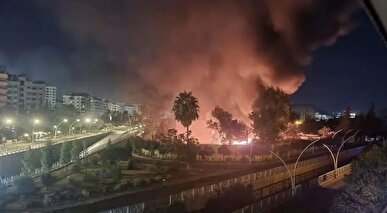 انفجار در منطقه المزه دمشق