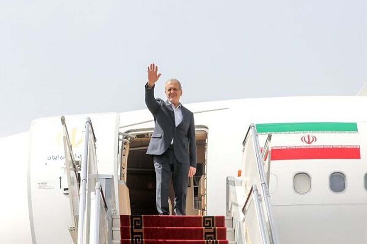 پزشکیان تهران را به مقصد ایروان ترک کرد