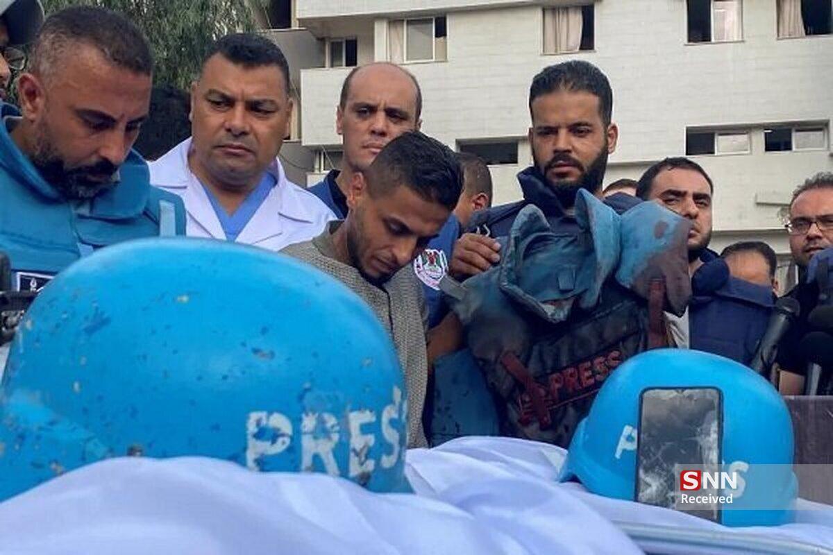 شهادت یک خبرنگار دیگر در غزه + عکس