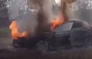 حادثه قبل از تمرین! خودرو گلر داماش آتش گرفت