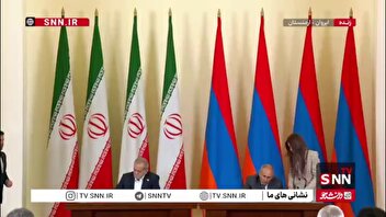 امضای اسناد همکاری بین رییس جمهور ایران و نخست وزیر ارمنستان