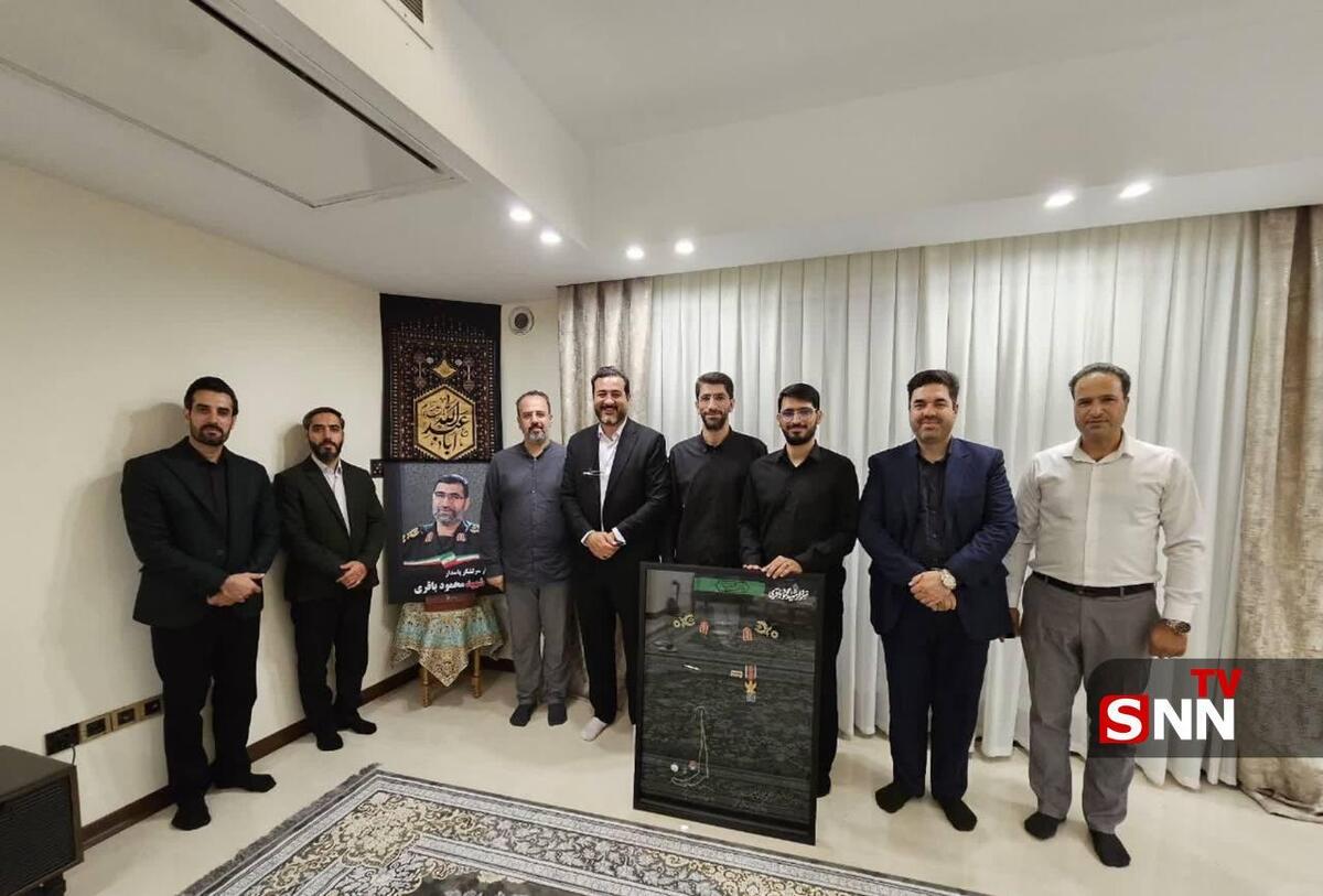 حضور قاریان بین المللی در منزل سردار شهید محمود باقری