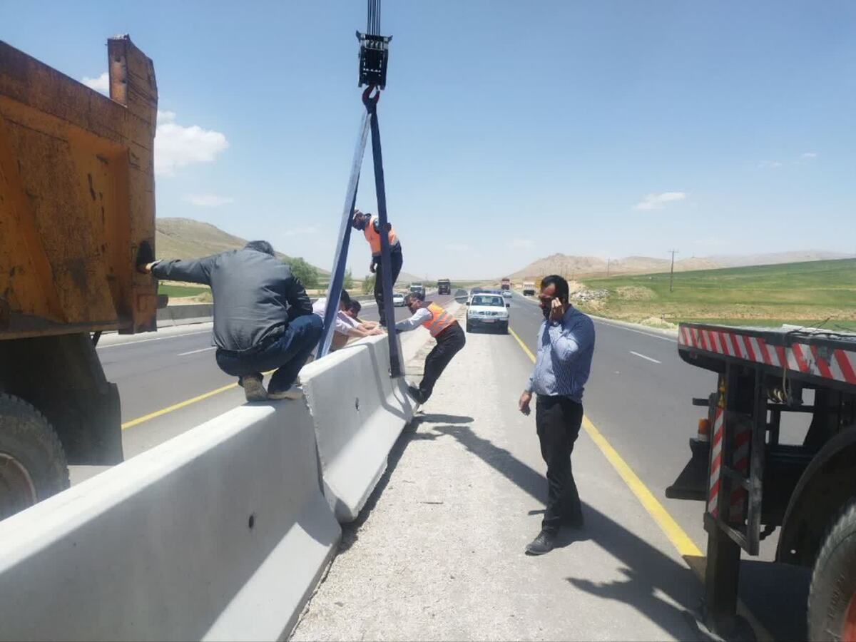 رفع نقطه حادثه‌خیز گردنه گوشنگلی
