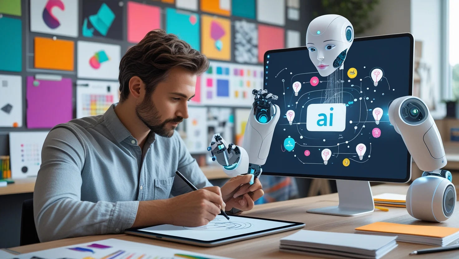 تقابل هوش مصنوعی و گرافیست ها/ هوش مصنوعی ابزار فنی یا جایگزین شغل های گرافیکی؟ تقابل هوش مصنوعی و گرافیست ها/ هوش مصنوعی ابزار فنی یا جایگزین شغل های گرافیکی؟