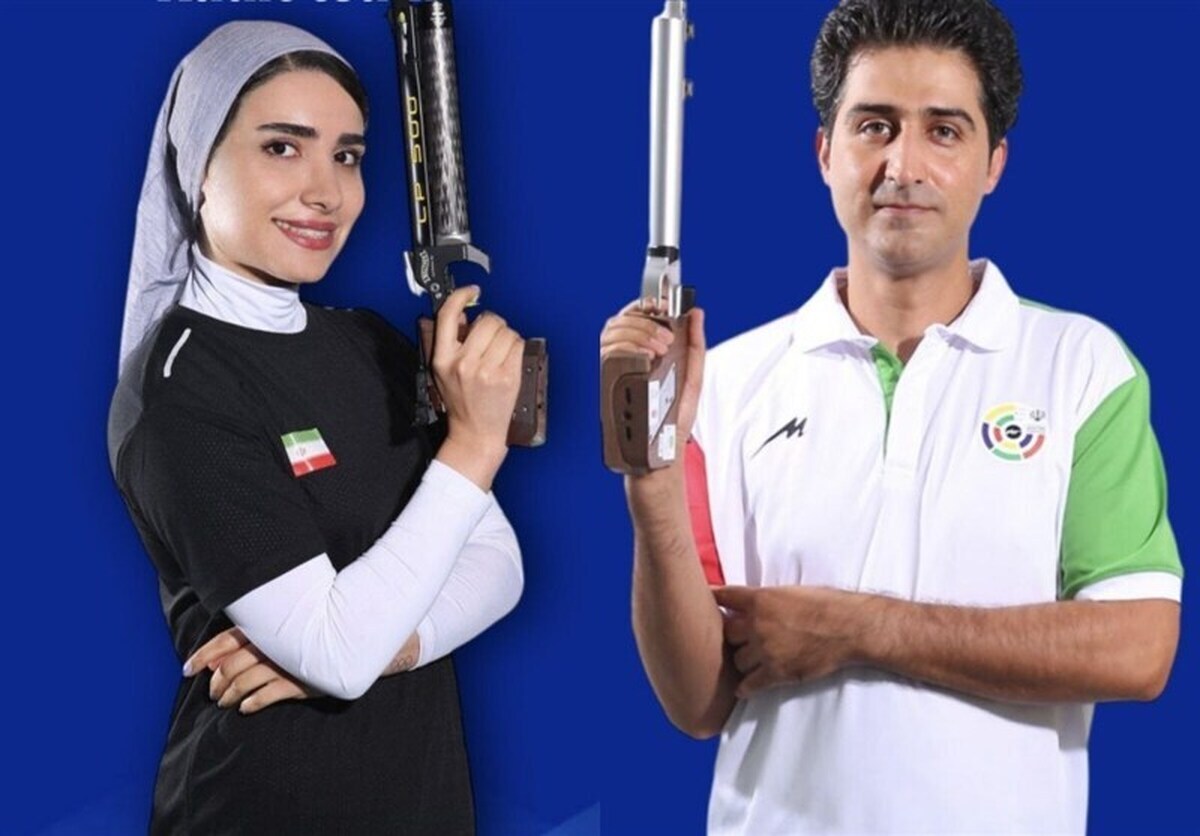 تیراندازی قهرمانی آسیا؛ برنز تیم میکس تپانچه ایران/ تیم فروغی و یاسی یازدهم شد