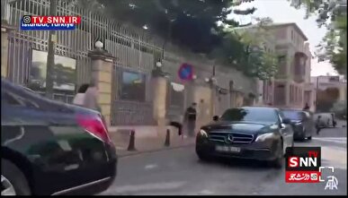 ورود هیئت‌های دیپلماتیک اروپایی به کنسولگری ایران در استانبول + فیلم