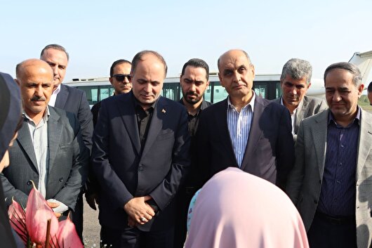 نوری قزلجه، وزیر جهاد کشاورزی وارد گیلان شد
