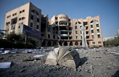 هولوکاست فرهنگی در غزه! / ۷ میلیون نسخه کتاب توسط رژیم صهیونسیتی نابود شدند