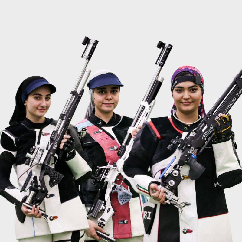 پایان کار دختران در تفنگ ۱۰ متر/ تیم تفنگ نوجوانان چهارم شد