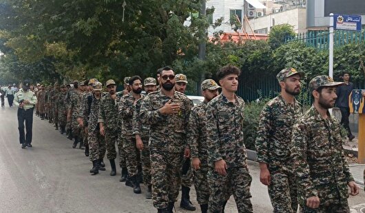 عزاداری نیروهای مسلح بجنورد در رحلت پیامبر اسلام + فیلم