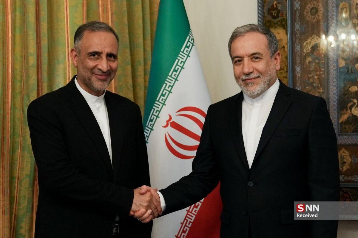 دیدار رئیس جدید نمایندگی جمهوری اسلامی ایران در اردن با وزیر امور خارجه