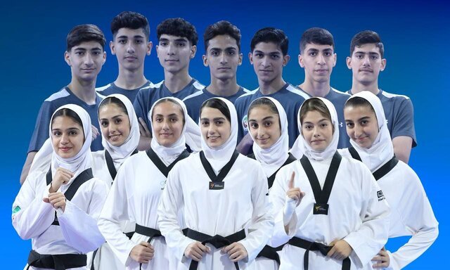 نایب قهرمانی تکواندوی نوجوانان ایران در آسیا