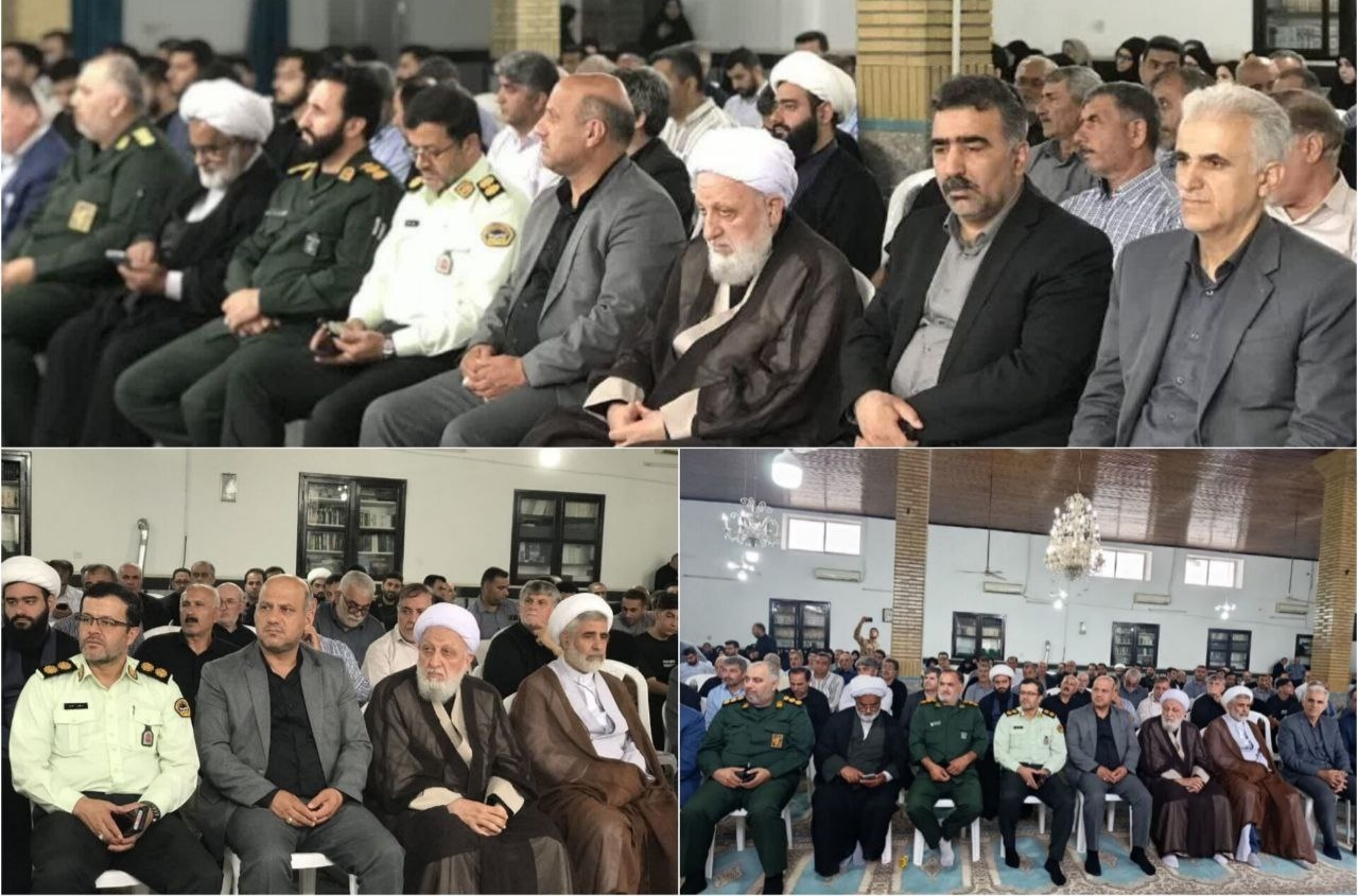 گرامیداشت اربعین شهدای اقتدار ملی کشور در شهرستان مرزی آستارا