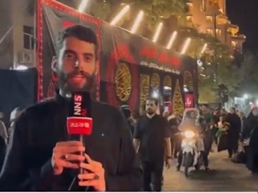حضور موکب اهالی حِله عراق در مشهد مقدس / پذیرایی ۲۴ ساعته مواکب از زائران
