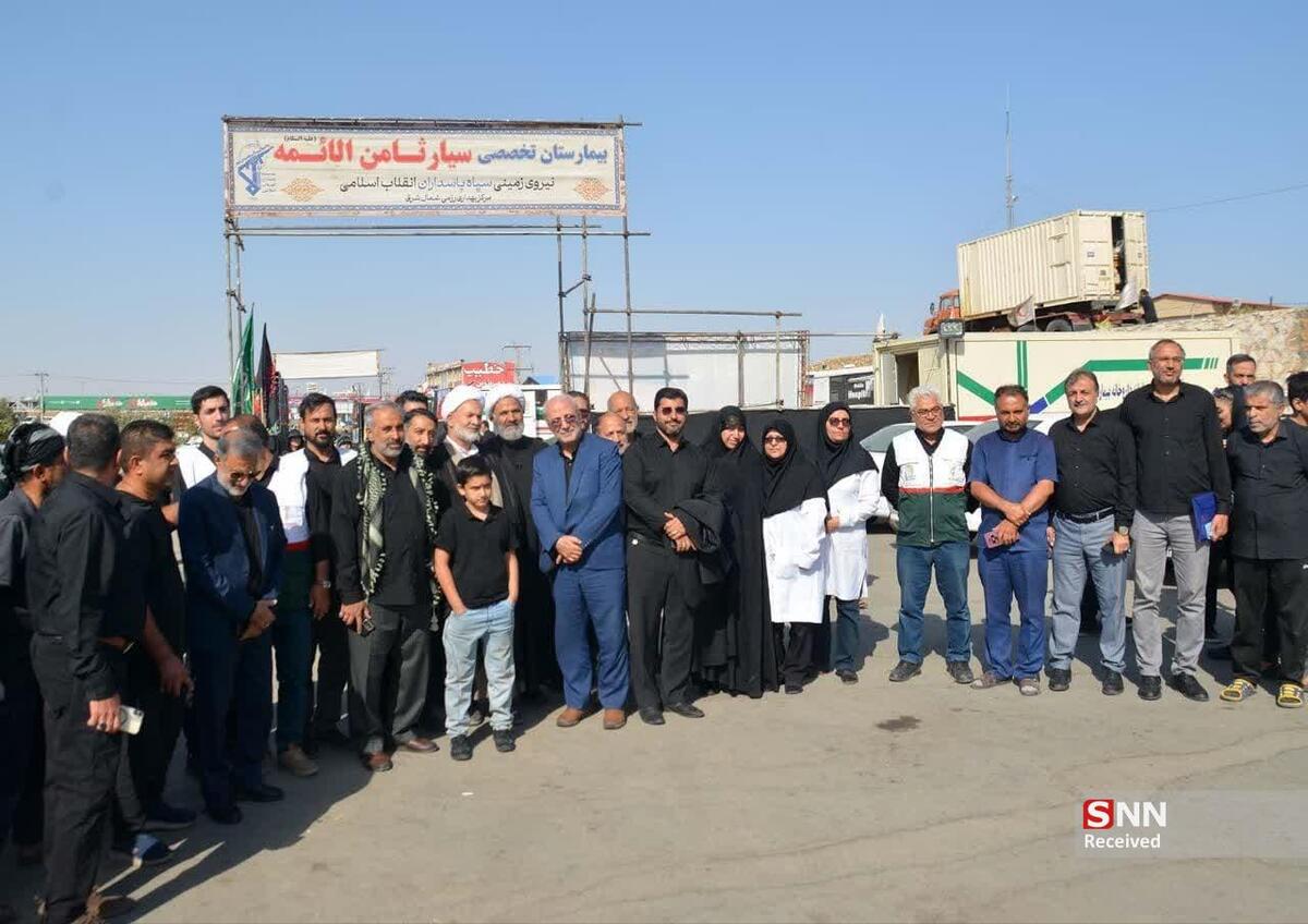 پژمانفر: بیمارستان سیار ثامنالائمه نمونهای بارز از خدمترسانی جهادی به زائران رضوی است