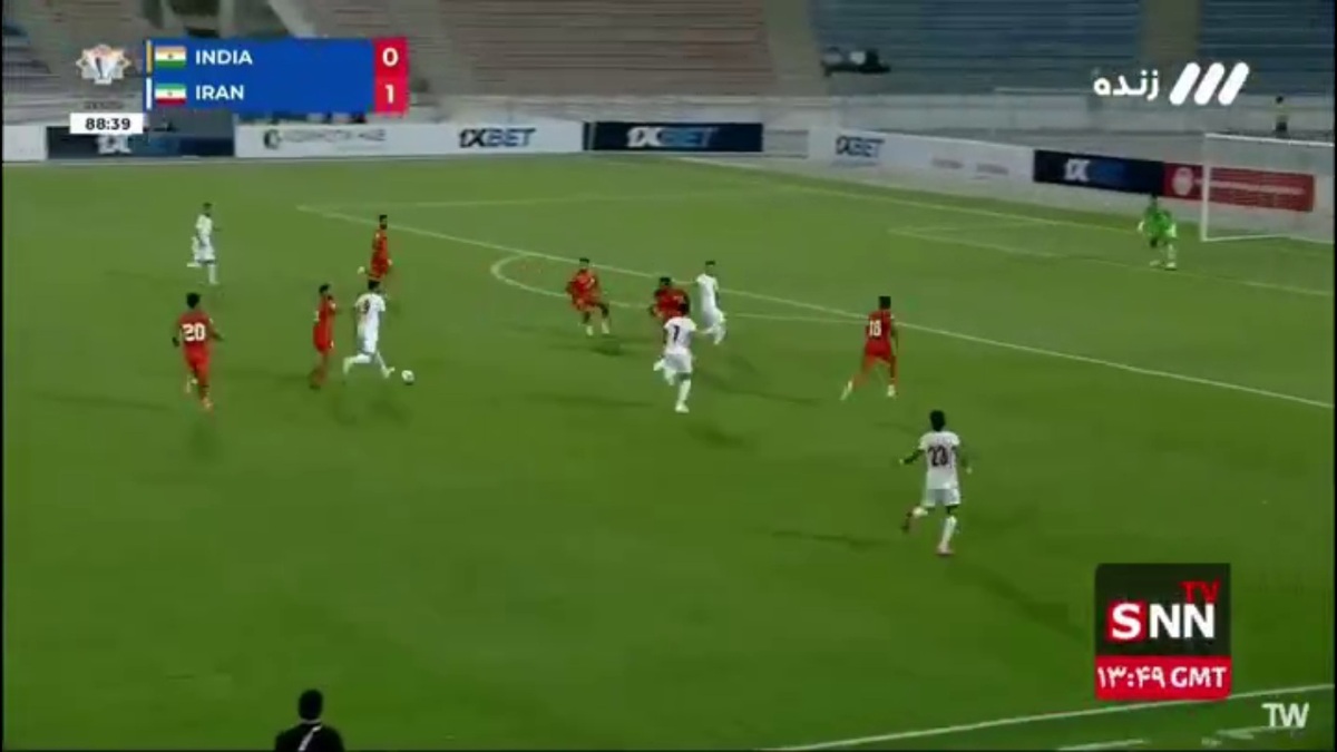 گل دوم تیم ملی ایران به هند توسط علی علیپور در دقیقه 89