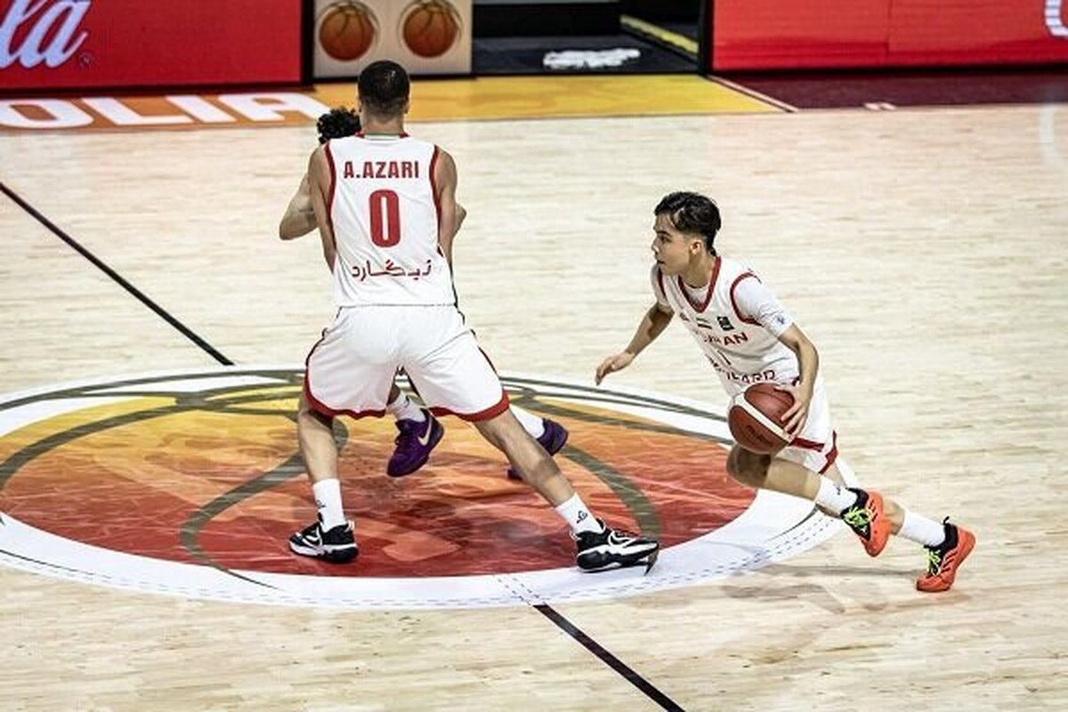 شکست تیم بسکتبال نوجوانان برابر ژاپن در کاپ آسیا