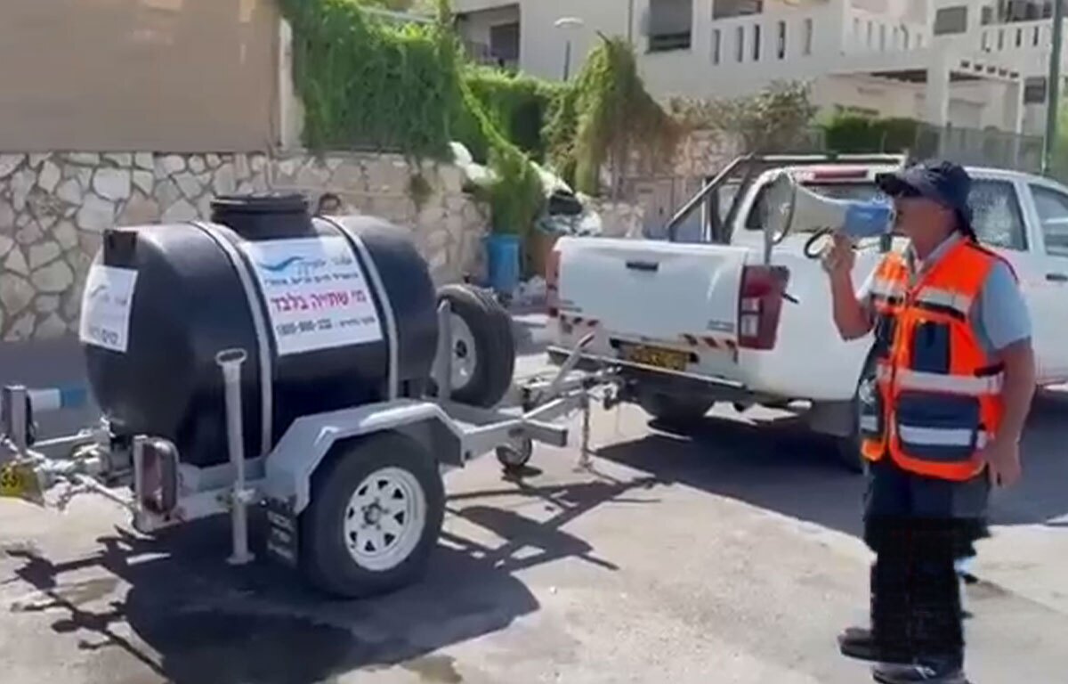 قطعی گسترده آب در حیفای اشغالی، آب‌رسانی با تانکر در اسرائیل که ادعا می‌کند آخرین فناوری تامین آب در منطقه را در اختیار دارد