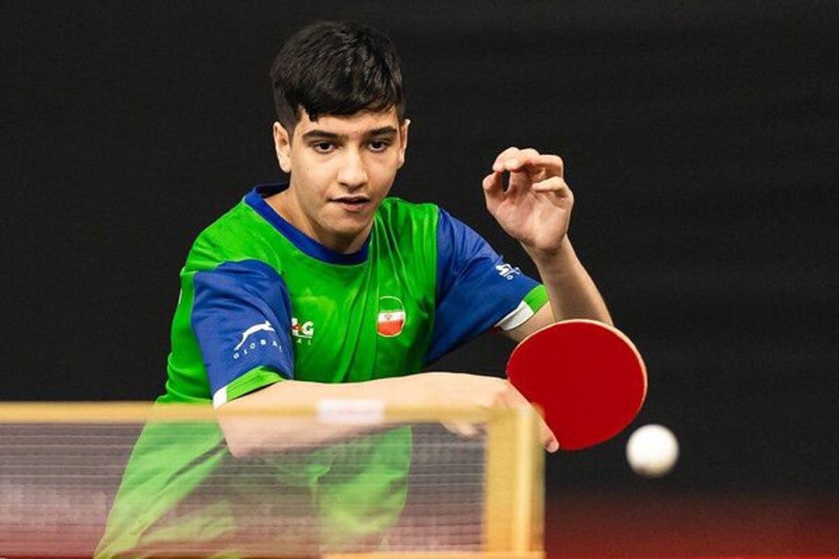 صعود فرجی به یک هشتم نهایی مسابقات تنیس روی میز کانتندر آلماتی