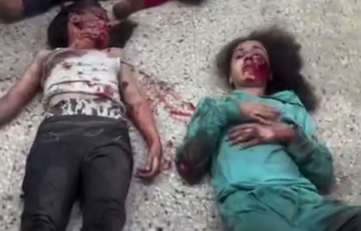 کودکان بی جان قربانی توحش ارتش رژیم صهیونیستی!