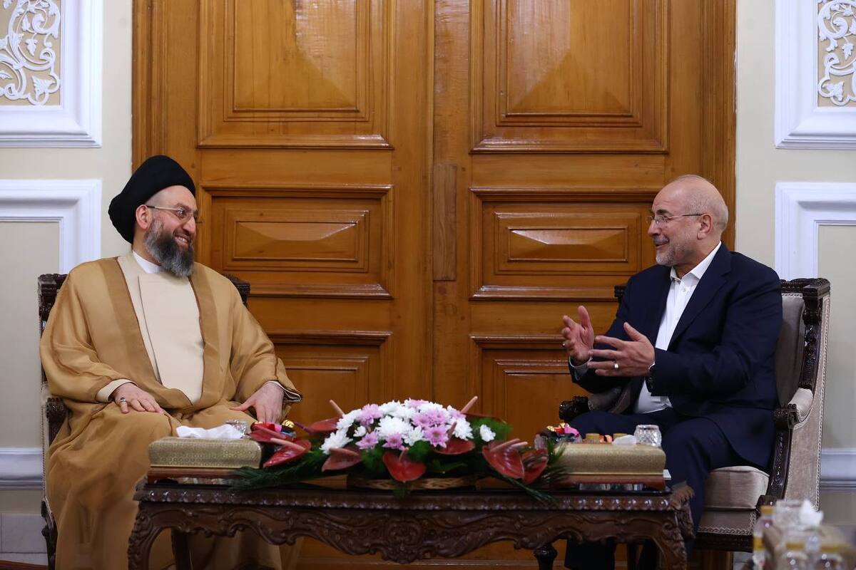 دیدار حکیم با قالیباف؛ تأکید بر گسترش همکاری&zwnj;های پارلمانی و حمایت از ثبات منطقه