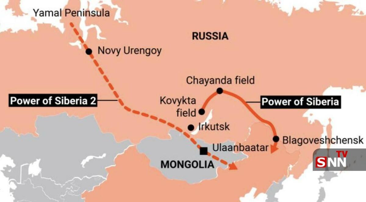تغییر مسیر گاز روسیه از اروپا به چین