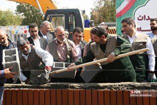 مراسم خشت گذاری 