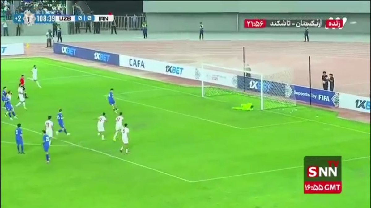 بازیکن ازبکستان پنالتی را به آسمان زد