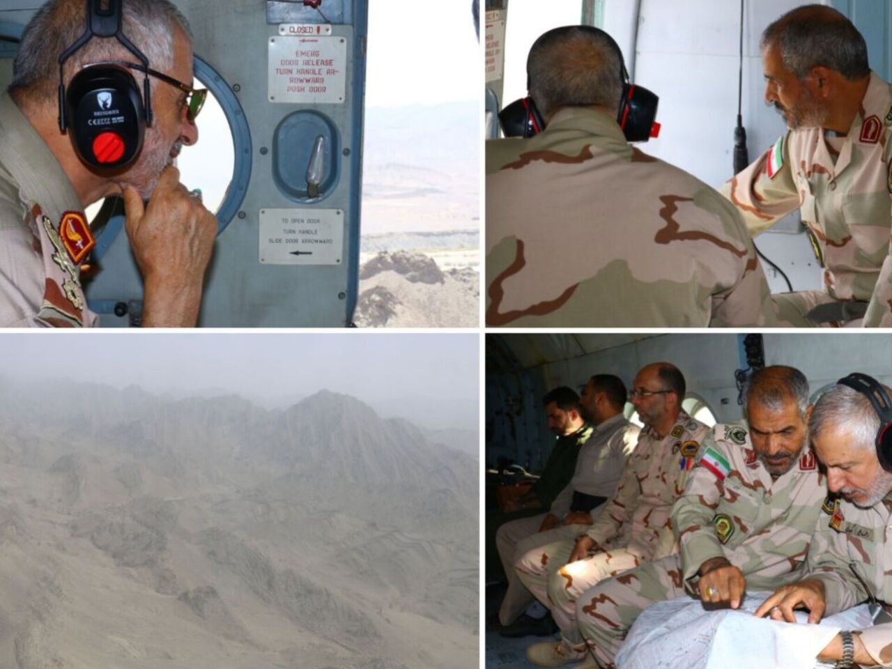 پایش هوایی مرزهای جنوبی سیستان و بلوچستان