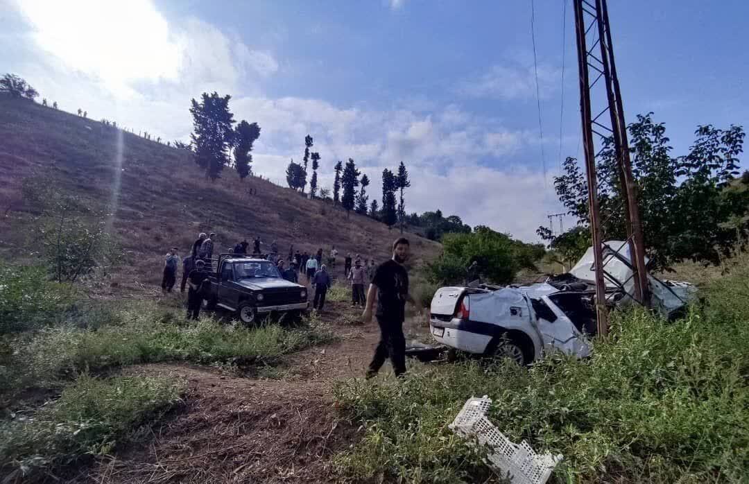 سه فوتی در پی سقوط یک دستگاه ال ۹۰ در رودبار