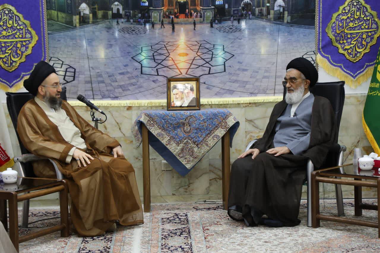 دیدار سیدعمار حکیم با علما و مراجع تقلید قم