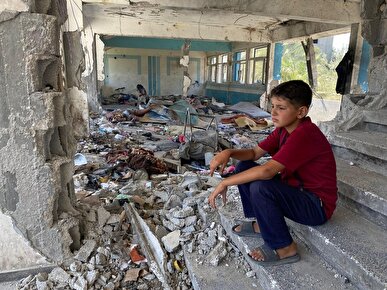 سازمان ملل: ۹۷ درصد مدارس غزه با بمباران اسرائیل تخریب شده‌اند