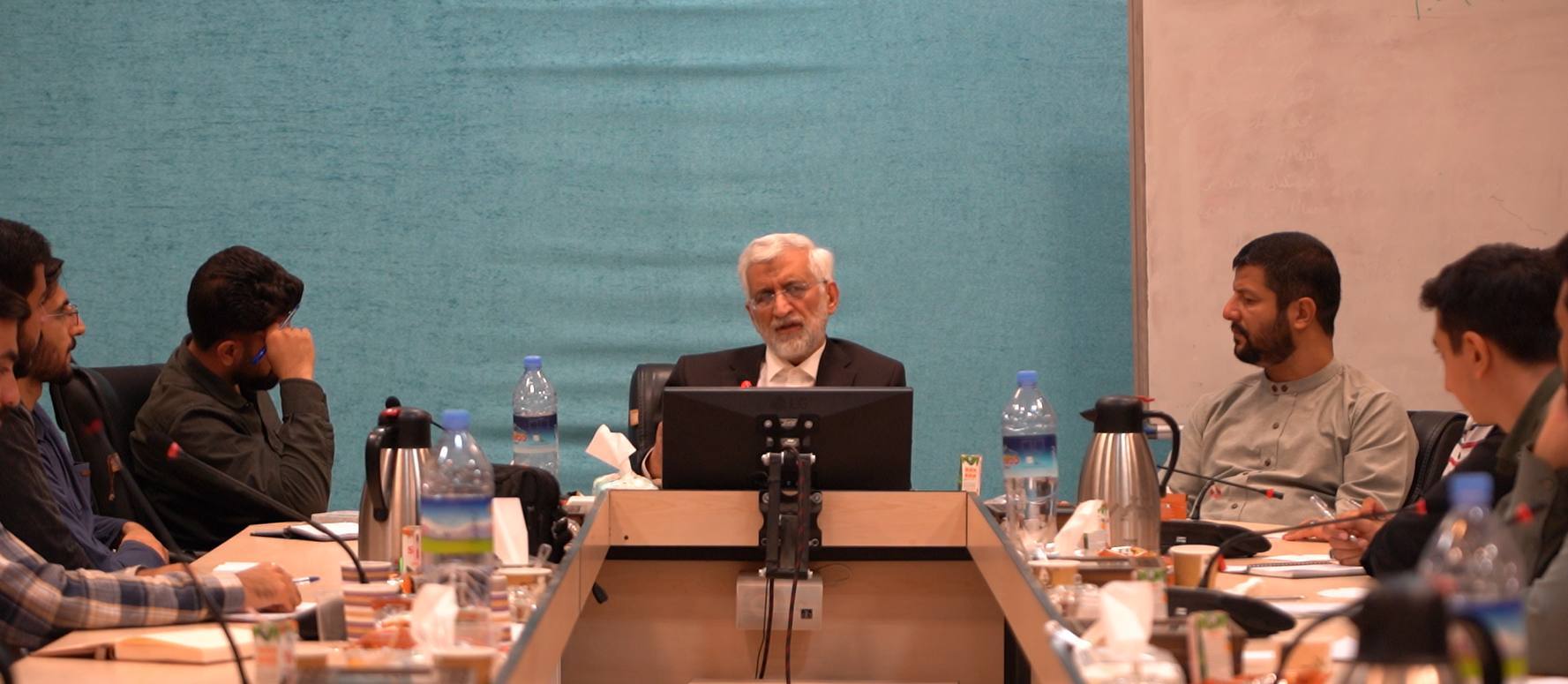 برگزاری نشست دبیران شورای تبیین مواضع بسیج دانشجویی با حضور سعید جلیلی