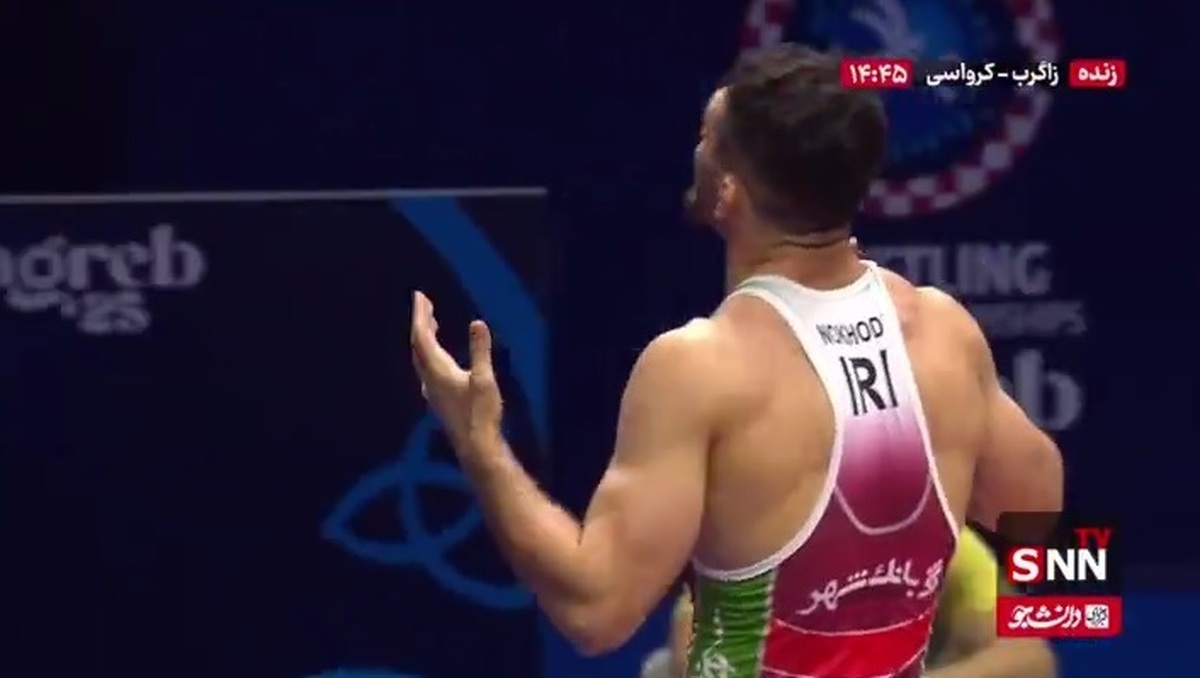 نخودی در جدالی نزدیک حریف اوکراینی را شکست داد و راهی نیمه نهایی شد