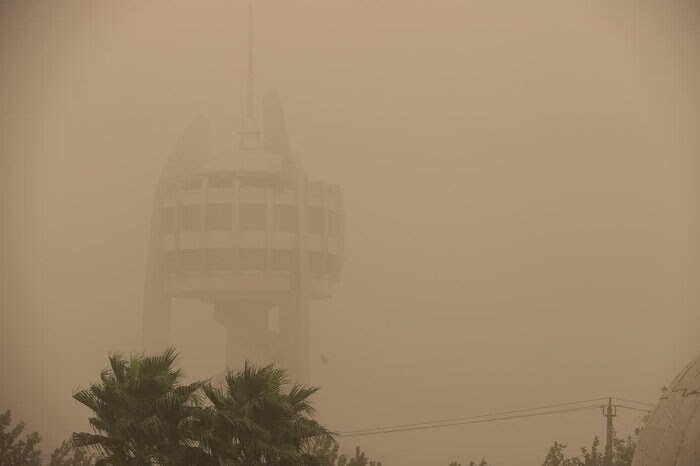 " آسمان‌آبی "خاکی شد/ گلستان اسیر ریزگرد‌‌های خارجی