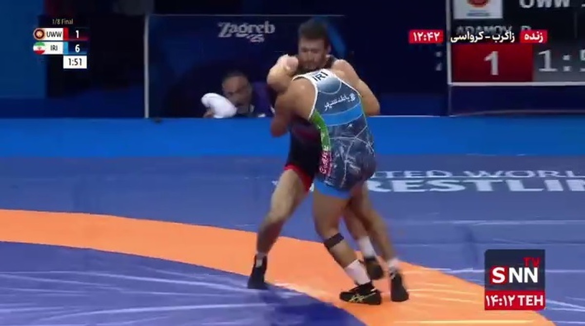 حملات کوبنده سهرابی حریف روس را زمین گیر کرد و نماینده ایران راهی یک چهارم نهایی شد